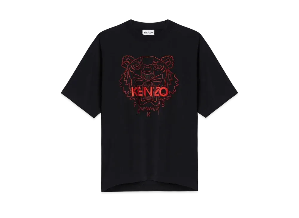 KENZO Loose T-shirt tiger Tigre "Black"