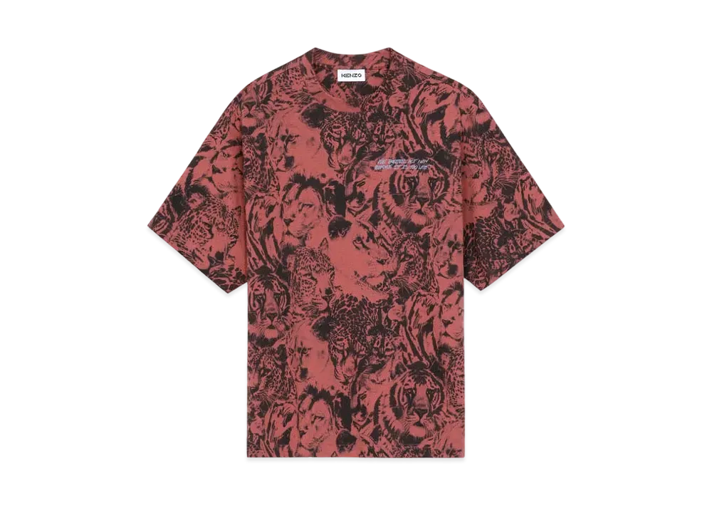 KENZO T-shirt 'Wildtigers' "Dark Rose"