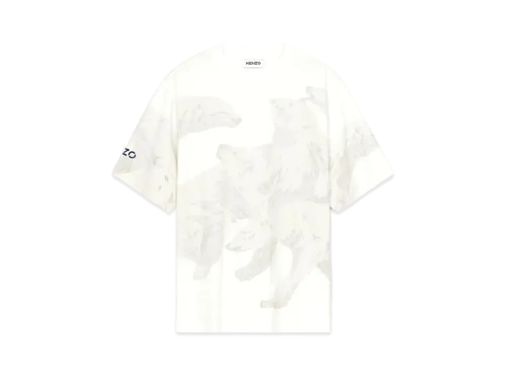 KENZO Oversized T-shirt 'Polar Bear' 'The Winter Capsule' "Off White"