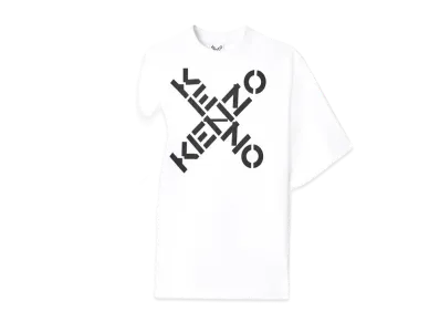 KENZO T-shirt KENZO Sport 'Big X' "White"