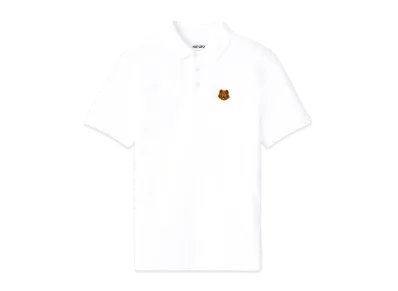 KENZO PoloShirt tiger Tigre Crest "White"