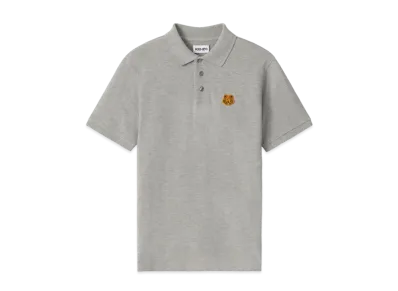KENZO PoloShirt tiger Tigre Crest "Pearl Grey"