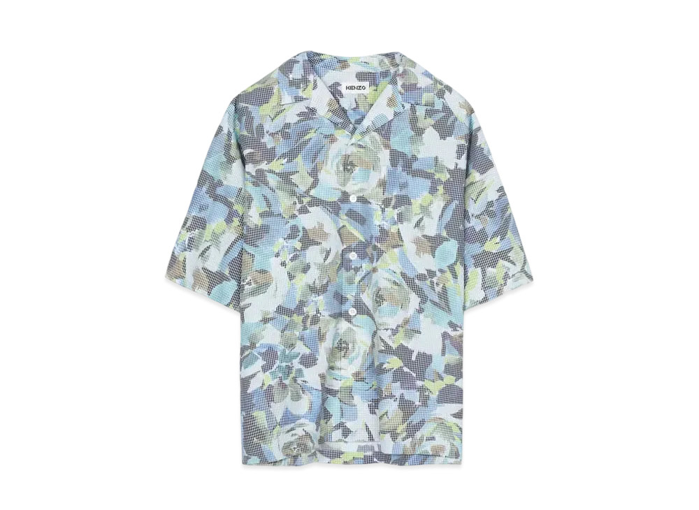 KENZO Casual Shirt 'Archive Floral' "Sapphire"
