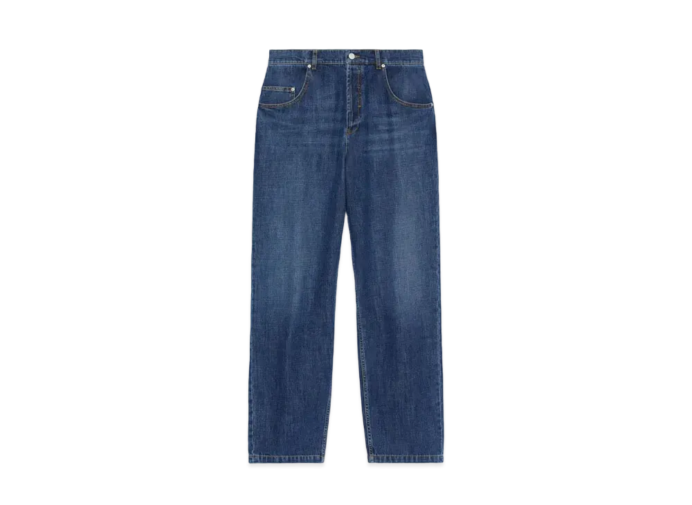 KENZO Wide Jeans "Navy Blue"
