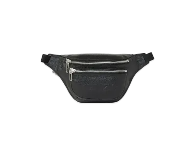 KENZO Grain Leather Belt Bag KENZO Imprint "Black"
