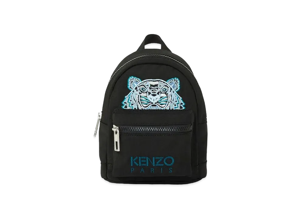 KENZO MiniCotton Back Bag Kampus tiger Tiger "Black/Blue"
