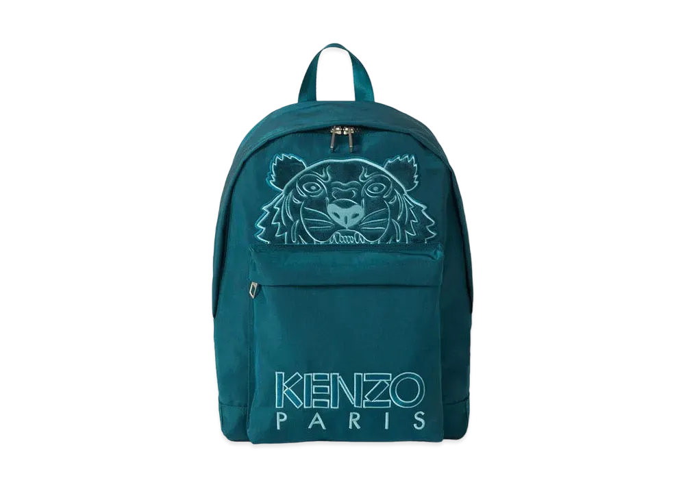 KENZO Canvas Backpack Kampus tiger Tiger "Duck Blue"