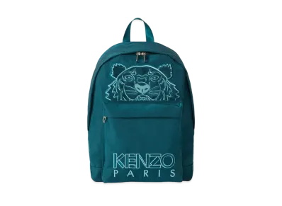 KENZO Canvas Backpack Kampus tiger Tiger "Duck Blue"