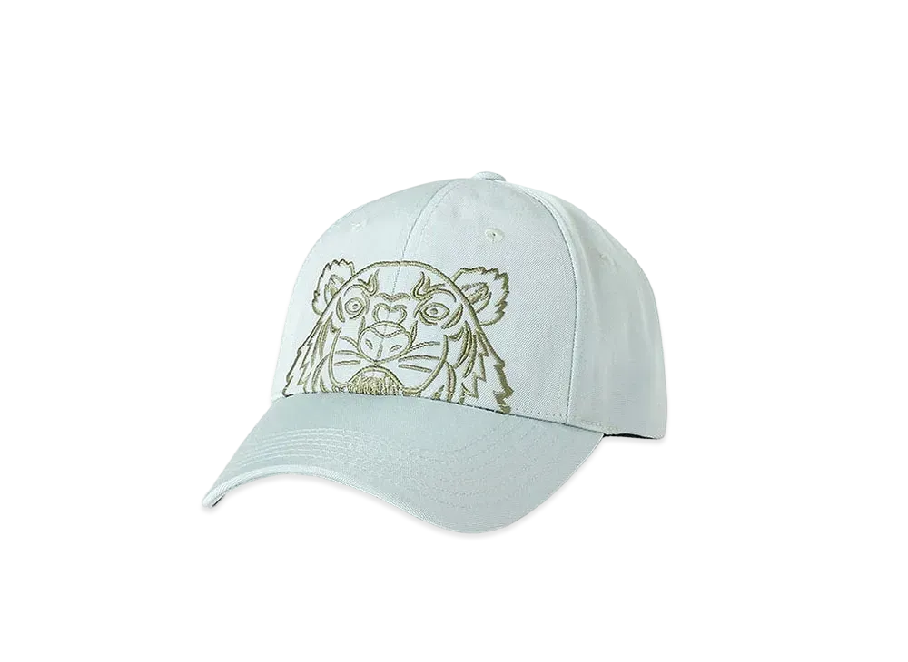 KENZO Canvas Cap Kampus tiger Tiger "Sage Green"
