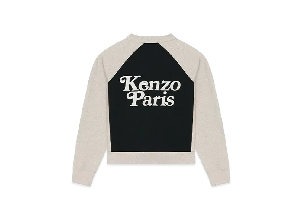 KENZO x VERDY Embroidery Classic Cardigan "Black Grey"