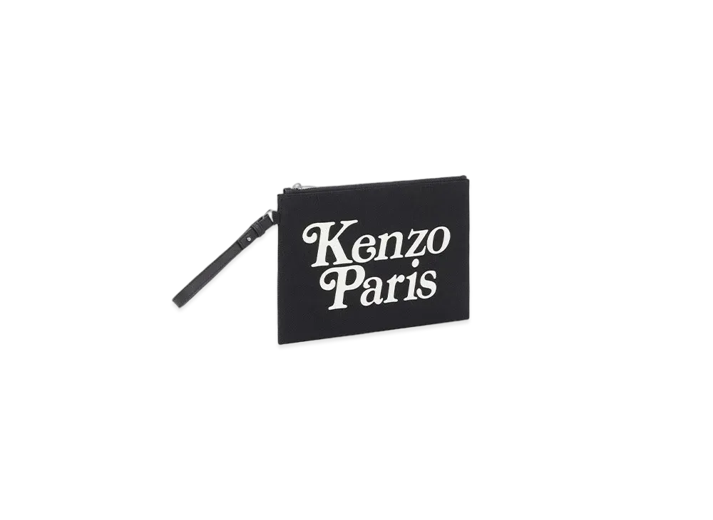 KENZO x VERDY Large Canvas Pouch "Black"
