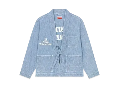 KENZO x VERDY Embroidery Kimono "Blue Denim"