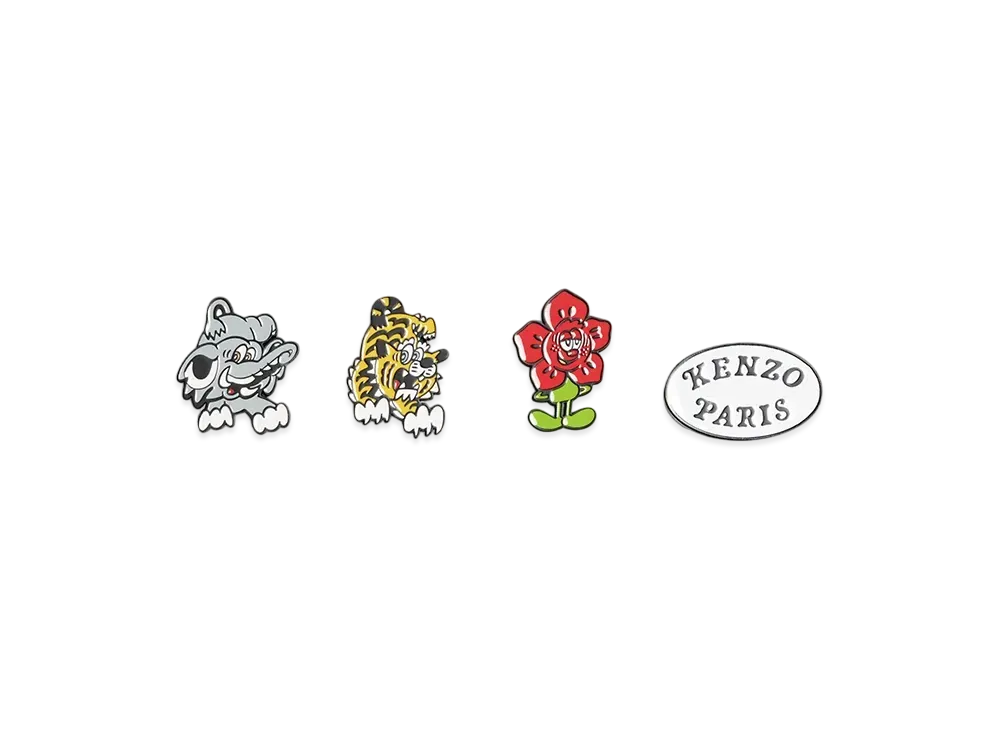 KENZO VERDY MARKET Pins Set "Multi"