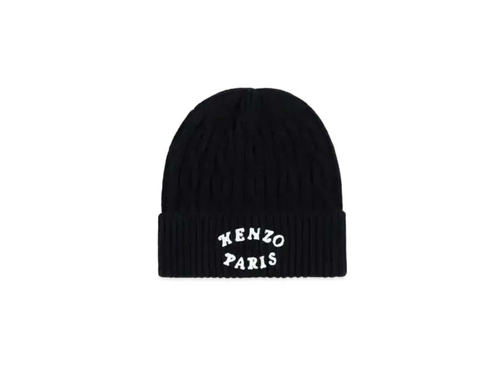 KENZO VERDY MARKET Embroidered Beanie "Black"