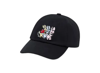 KENZO Cartoon' Embroidery Cotton Cap "Black"
