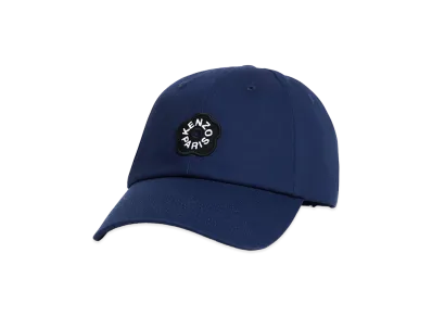KENZO Boke Flower 2.0' Embroidered Cap in Cotton "Navy Blue"