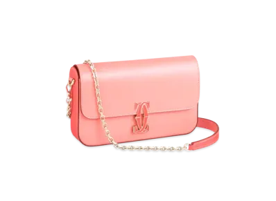Cartier Mini Chain Bag, C de Cartier "Coral/Light Coral"