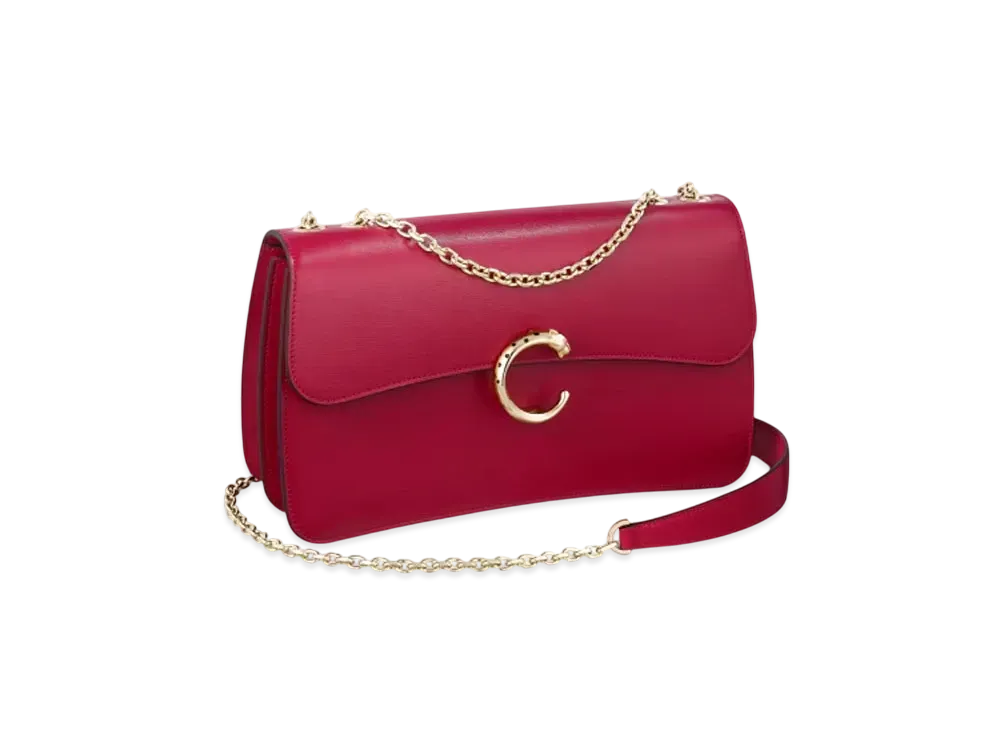 Cartier Chain Bag Small, Panthere de Cartier "Cherry Red"