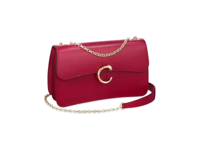 Cartier Chain Bag Small, Panthere de Cartier "Cherry Red"