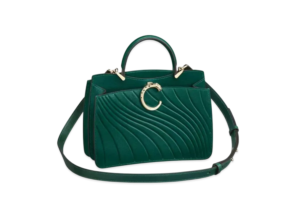 Cartier Handle Bag Mini Model, Panthere de Cartier "Emerald Green"