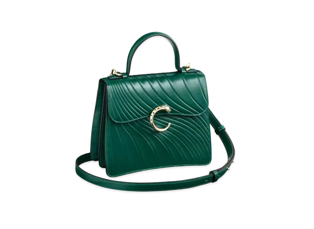 Cartier Handle Bag Mini Model, Panthere de Cartier "Emerald Green"