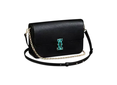 Cartier Small Chain Bag, C de Cartier "Black"