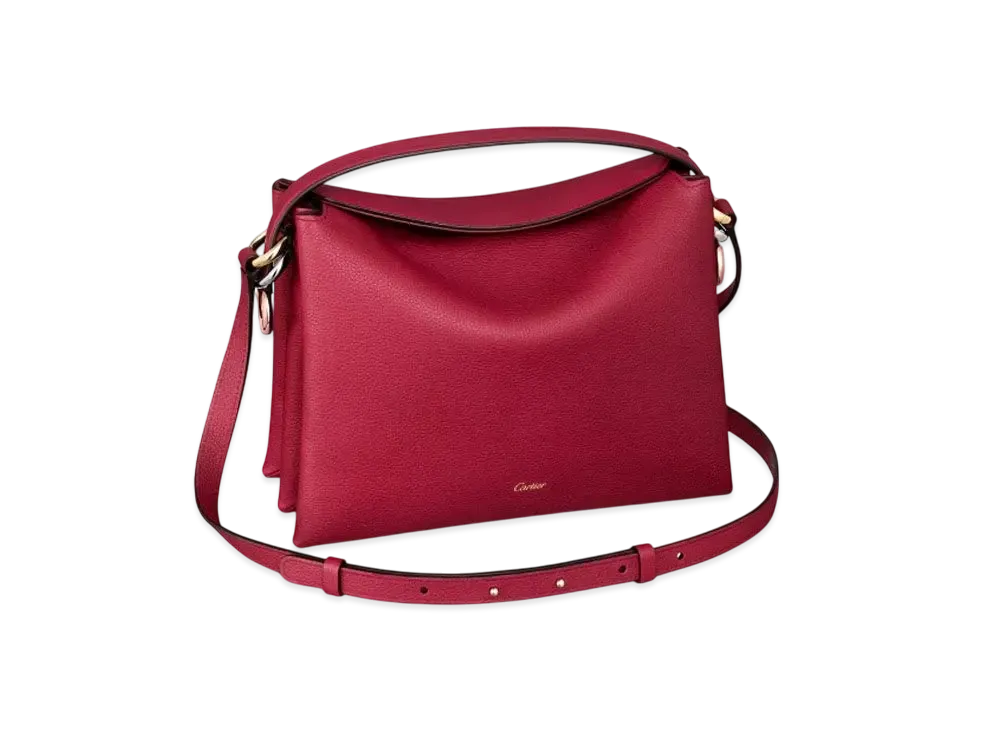 Cartier Handle Bag, Trinity "Ruby Red/Gold/Palladium/Pink Gold"