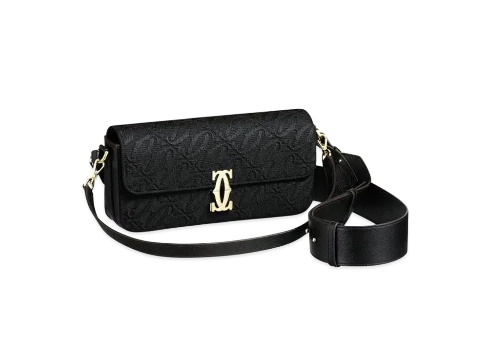 Cartier C de Cartier East-West Bag "Black"