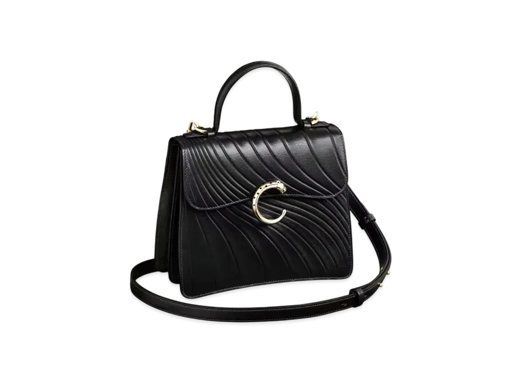 Cartier Handle Bag Mini Model, Panthere de Cartier "Black"
