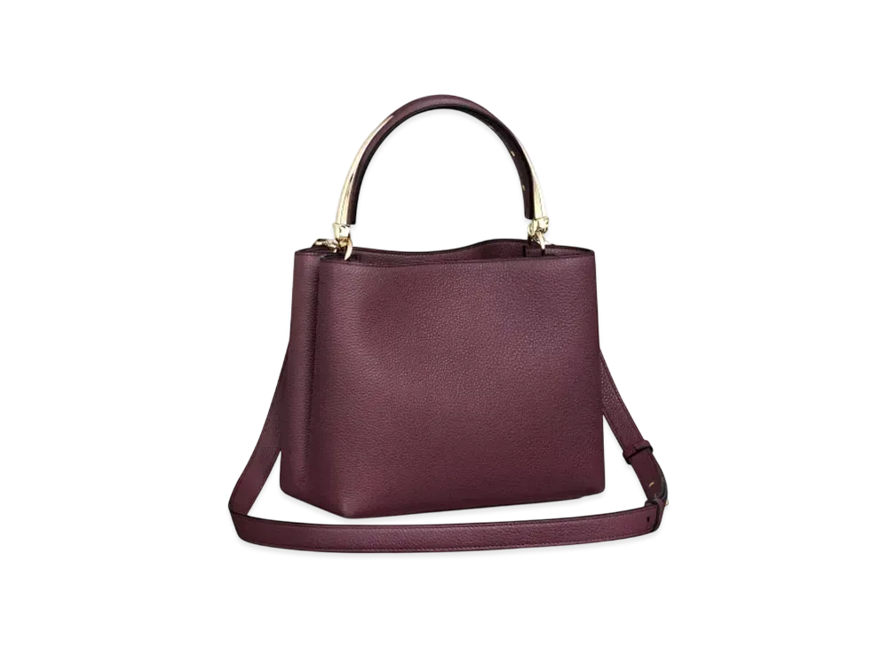 Cartier Top Handle Bag Small Model, Panthere de Cartier "Plum"