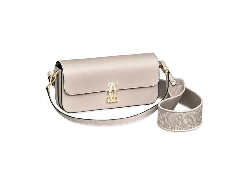 Cartier East-West Bag, C de Cartier "Beige"