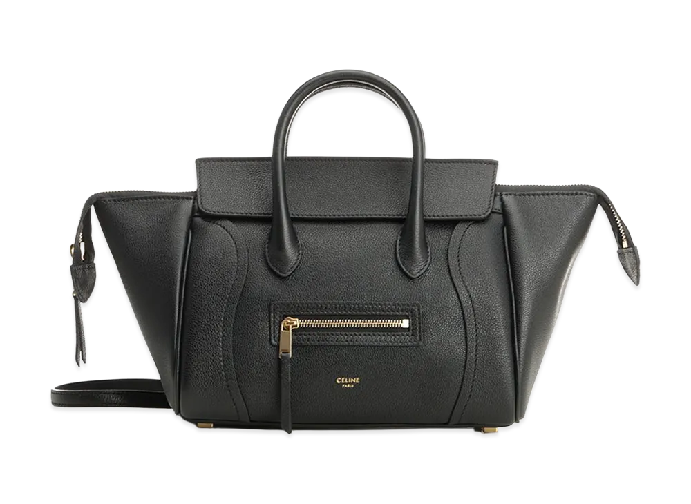 CELINE Women's Small Luggage Bag "Black"