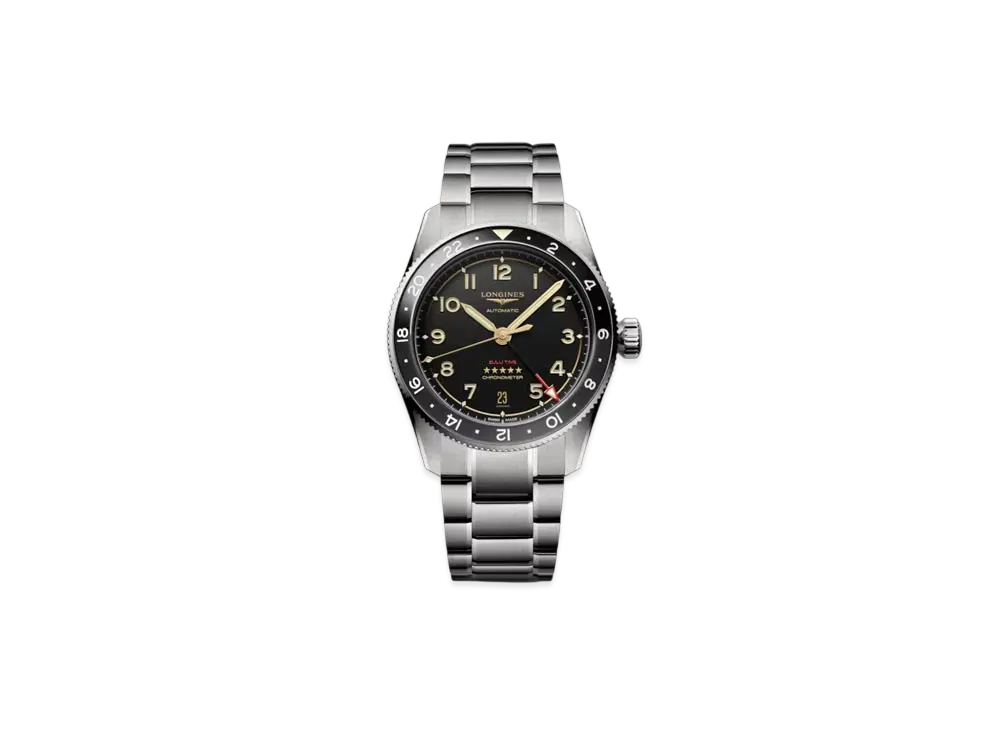 ロンジン スピリット ズールー タイム チタン 39mm "チタン/セラミック/アンスラサイト" L3.802.1.53.6