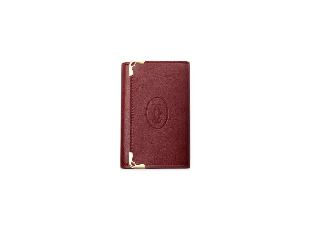 Cartier 6-Key Key Ring, Must de Cartier "Burgundy"