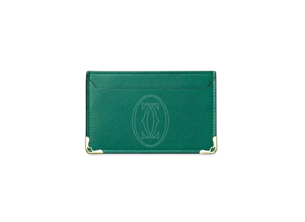 Cartier Simple Card Holder, Must de Cartier "Leaf Green"