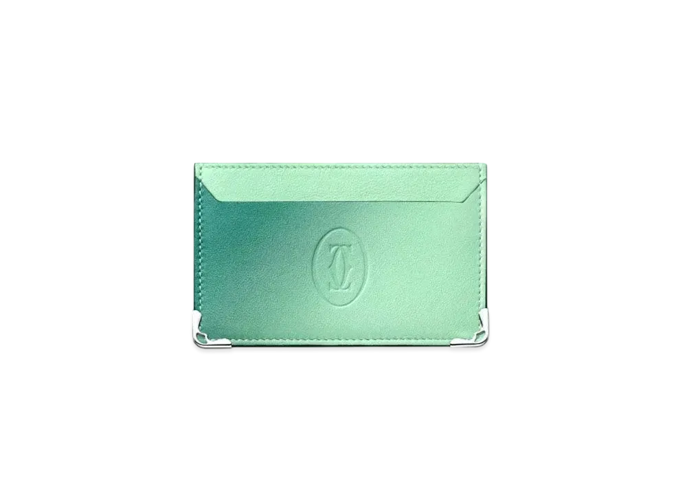 Cartier Simple Card Holder, Must de Cartier "Gradient Leaf Green"