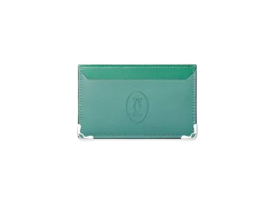 Cartier Simple Card Holder, Must de Cartier "Aventurine"