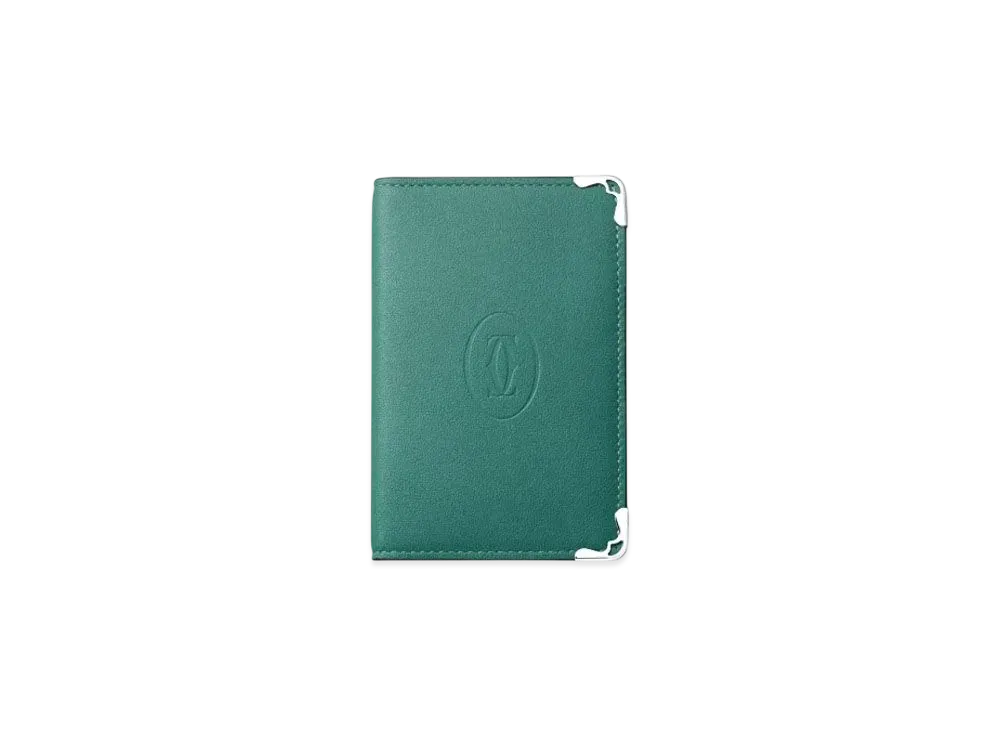 Cartier Must de Cartier Small Leather Goods, Card Holder "Aventurine"