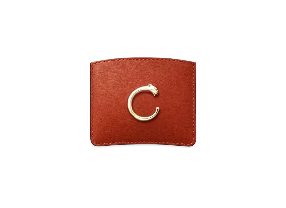Cartier Simple Card Holder, Panthere de Cartier "Chestnut"