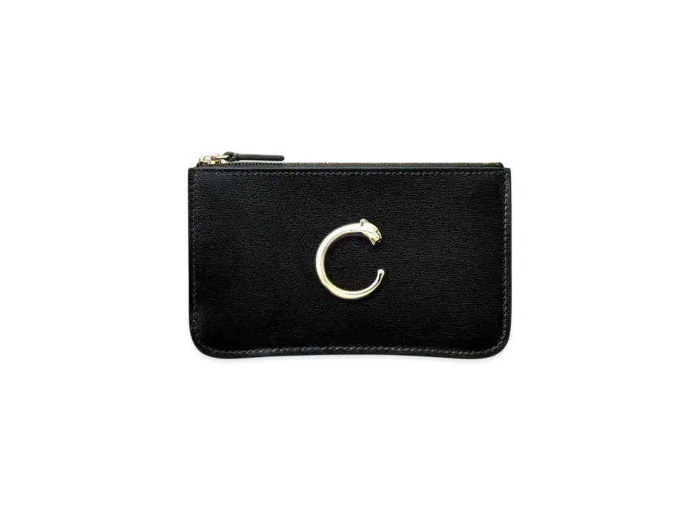Cartier Panthere de Cartier Small Leather Goods, Card Holder "Black"