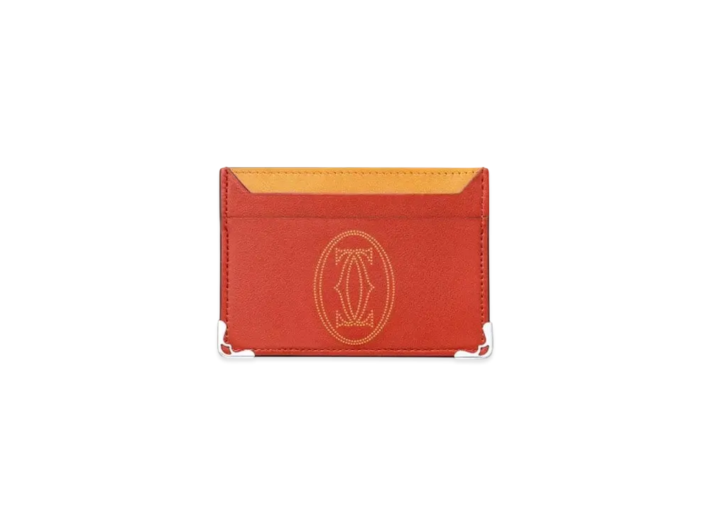Cartier Must de Cartier Small Leather Goods, Compact Wallet "Terracotta"