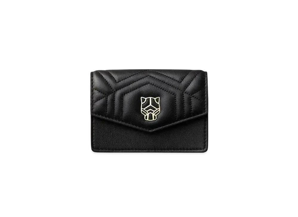 Cartier Business Card Holder with Zip, Panthere de Cartier "Black"