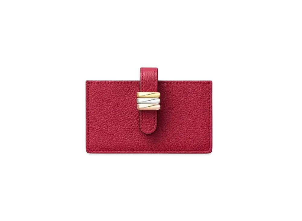 Cartier Accordion Card Holder, Trinity "Ruby/Gold/Pink Gold"