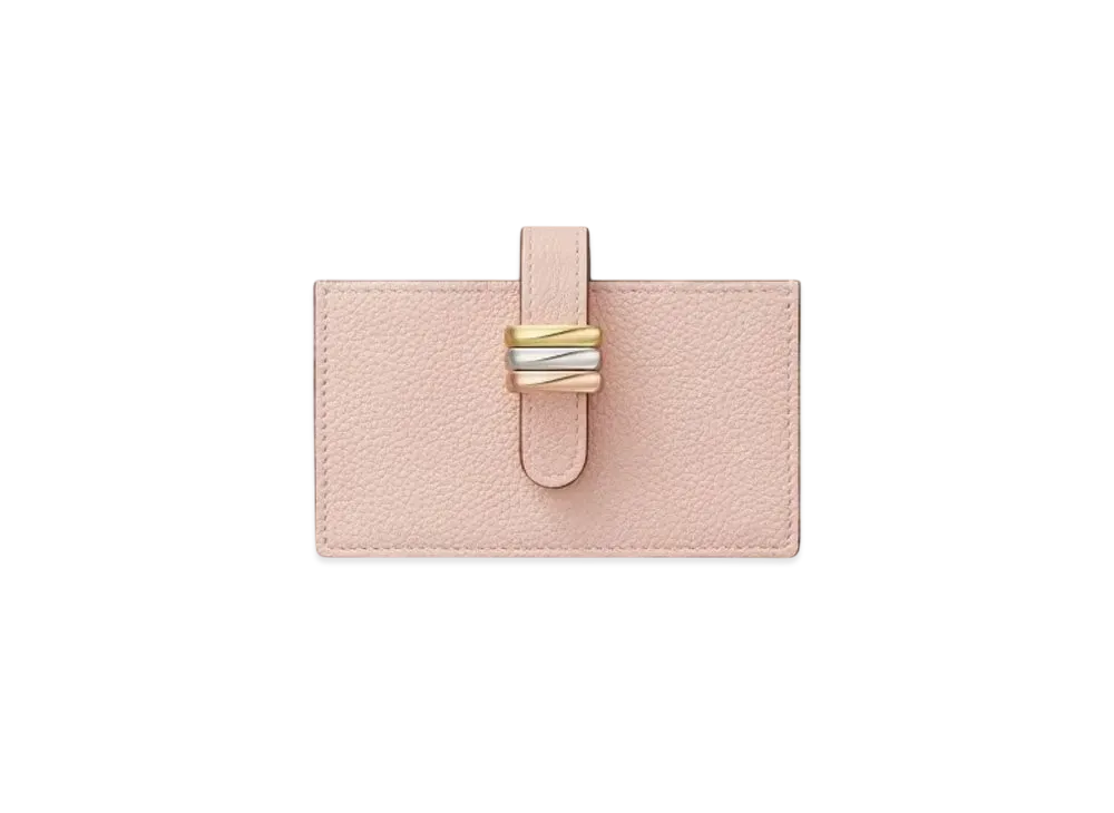 Cartier Accordion Card Holder, Trinity "Quartz/Gold/Pink Gold"