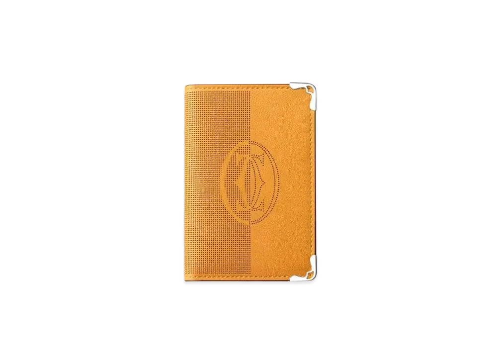 Cartier Four-Credit Card Holder, Must de Cartier "Cumin"