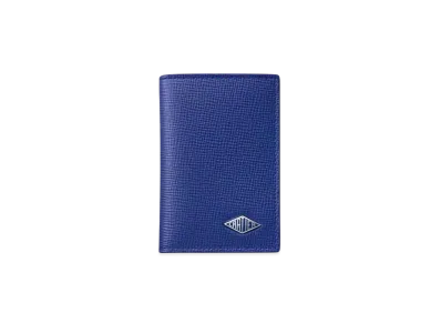 Cartier Four-Credit Card Holder, Cartier Losange "Ink Blue"