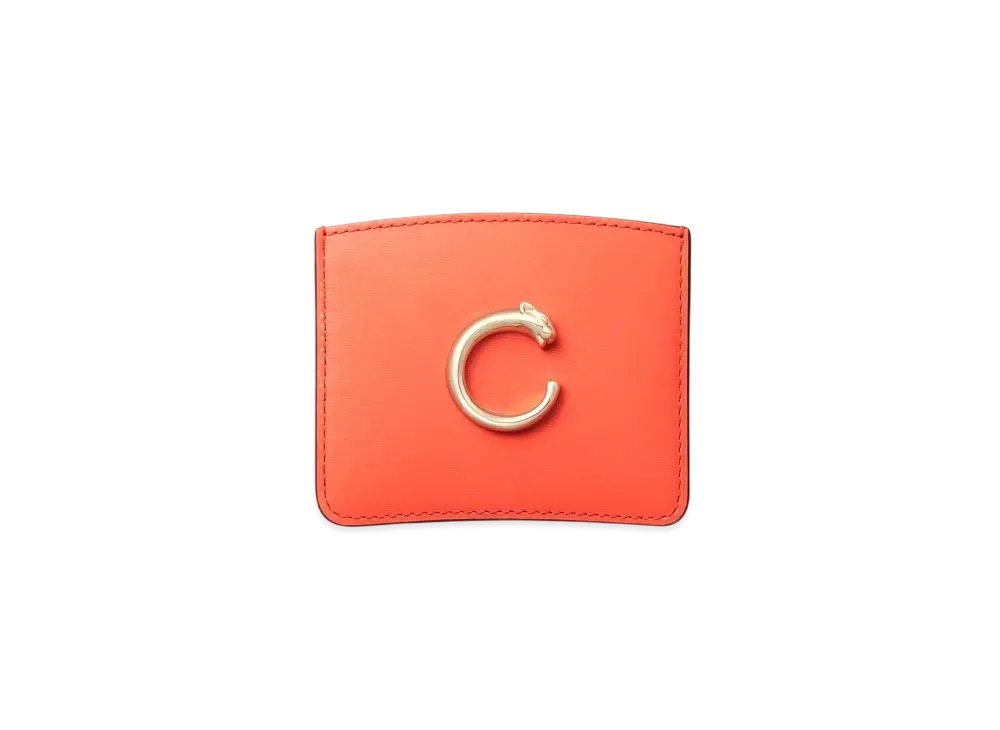 Cartier Simple Card Holder, Panthere de Cartier "Tangerine"