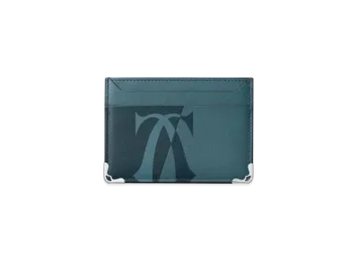 Cartier Double Card Holder, Must de Cartier "Steel Gray"