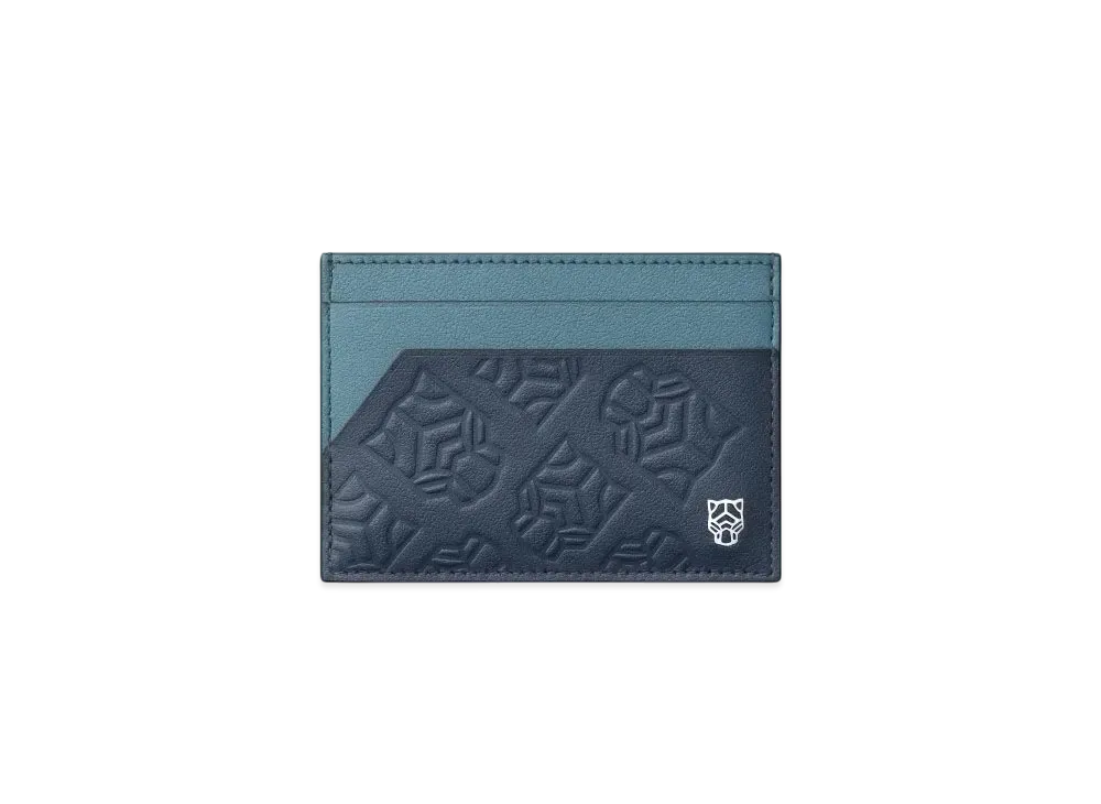 Cartier Double Card Holder, Panthere de Cartier "Steel Gray/Graphite Gray"