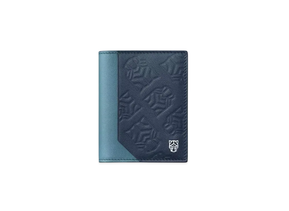 Cartier Four-Credit Card Holder, Panthere de Cartier "Steel Gray"